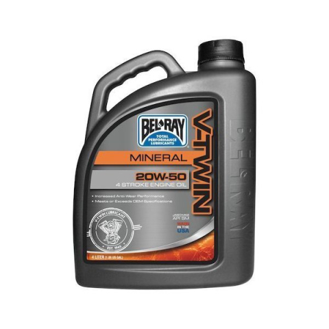 Ulei Motor Bel‑Ray V‑Twin Mineral 20W‑50 – Protecție Fiabilă pentru Motoare V‑Twin [1]