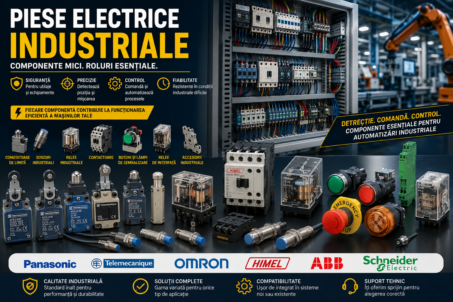 Single and three-phase solid state relays, contactors and industrial relays for electric heaters and automation. ENDA, FOTEK, OMRON, HIMEL and ABB.