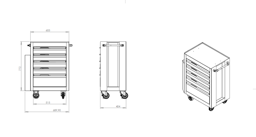 carucior-atelier-5-sertare-compartimente-laterale-fabricatie-proprie [2]