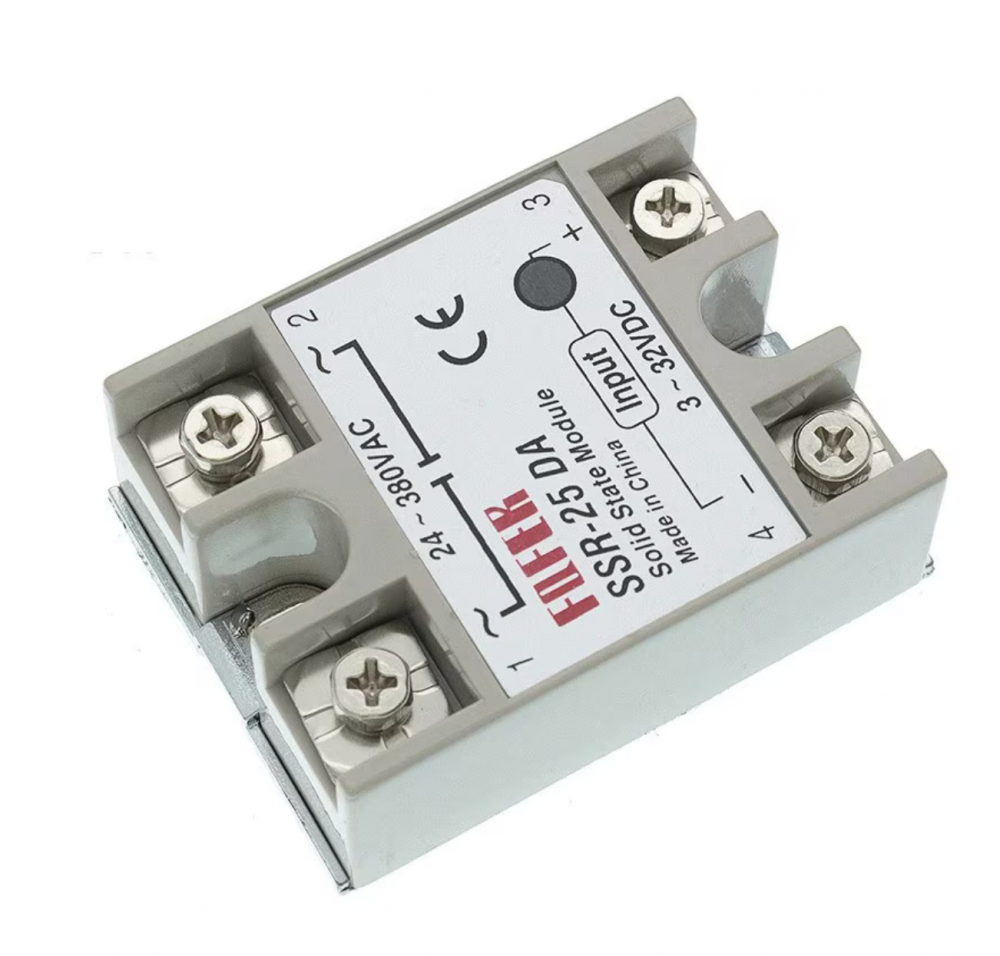 Releu static monofazat FOTEK SSR-25DA | 25A, intrare 4–32 V DC, sarcină 24–380 V AC [1]