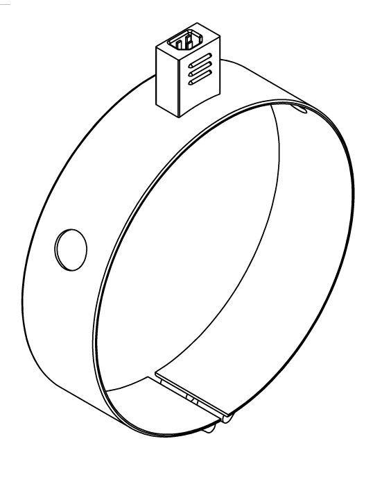 Rezistente de tip banda mica Ø350x100 240V 2000W [1]