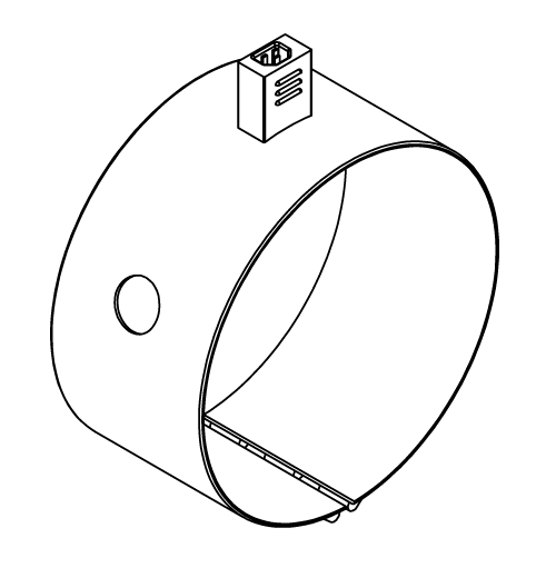 Rezistente de tip banda mica Ø350x180 240V 3000W [1]