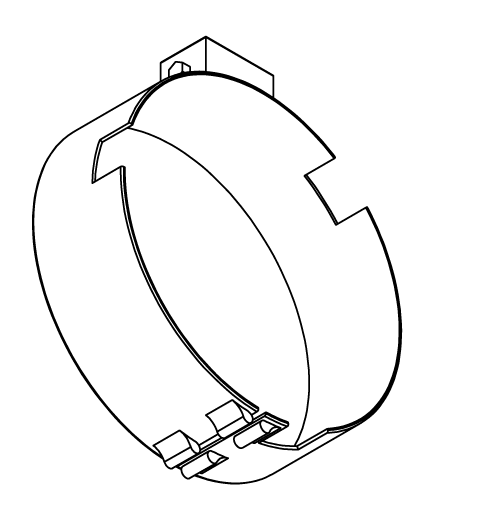 Rezistente de tip banda mica Ø392x120 380V 4200W [1]