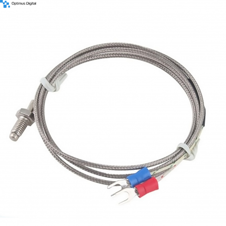 Termocuplu tip J, M8, cablu 1 m – Producție România [1]