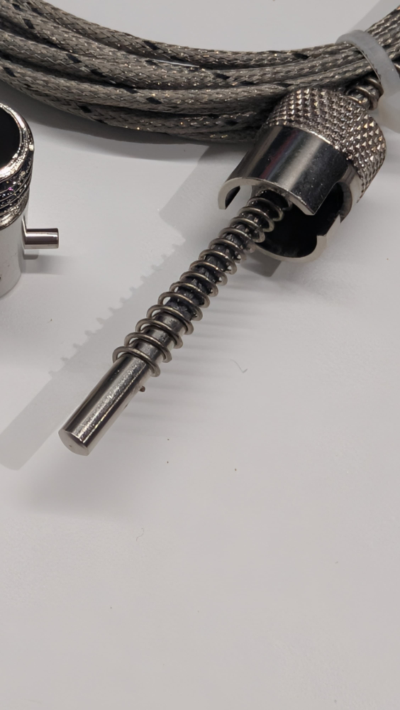 Termocuplu tip J, Ø4 mm, execuție specială, cablu 3 m [1]