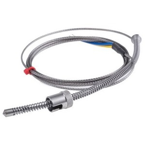 Termocuplu tip K, Ø8 mm, baionetă M12, cablu 2.5 m – Fabricat în România [1]