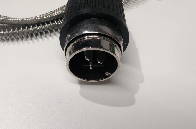 Termocuplu tip K, Ø8 mm, baionetă M12, cablu 2 m, mufă 3 pini – Fabricat în România [2]