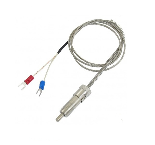 Termocuplu tip K, Ø8 mm, baionetă M12, cablu 3 m – Fabricat în România [1]