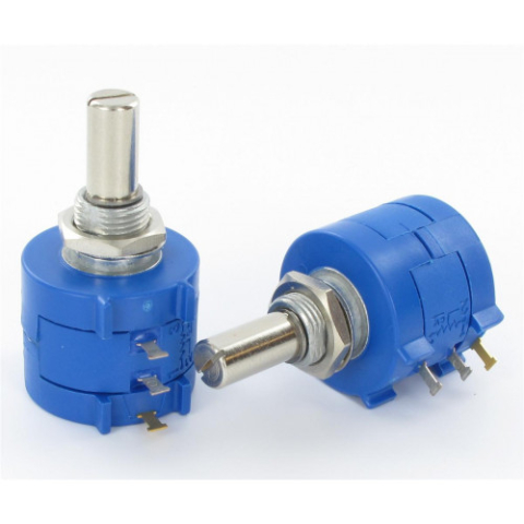 Industrial electrical components - multiturn-potentiometer-10k-2w-10-turn-with-knob