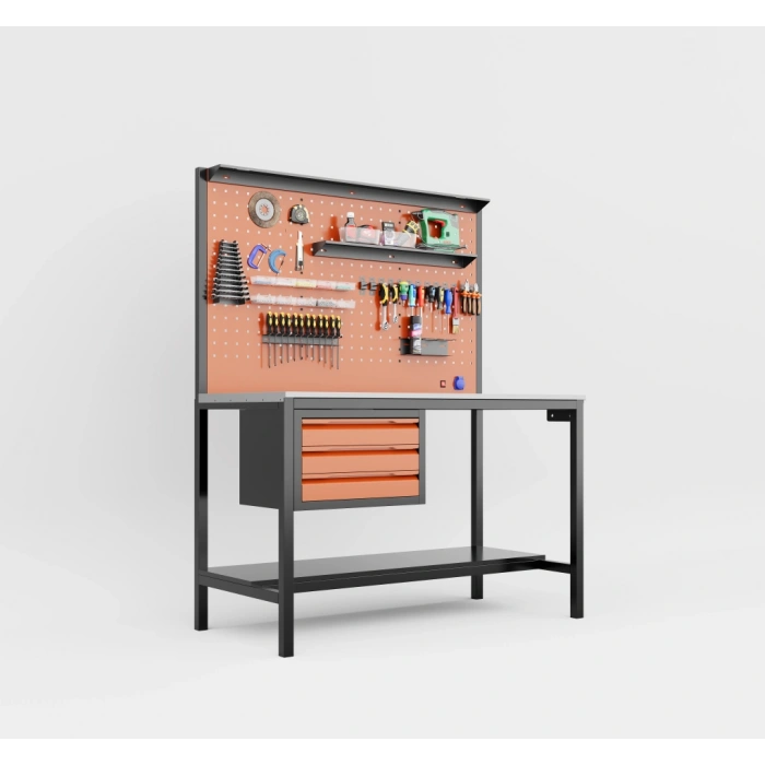 Workbenches 1.5 Mt - industrial-workbench-1500mm-open-frame