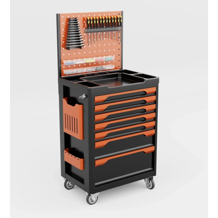 carucior scule 7 sertare heavy duty abs pvc r100