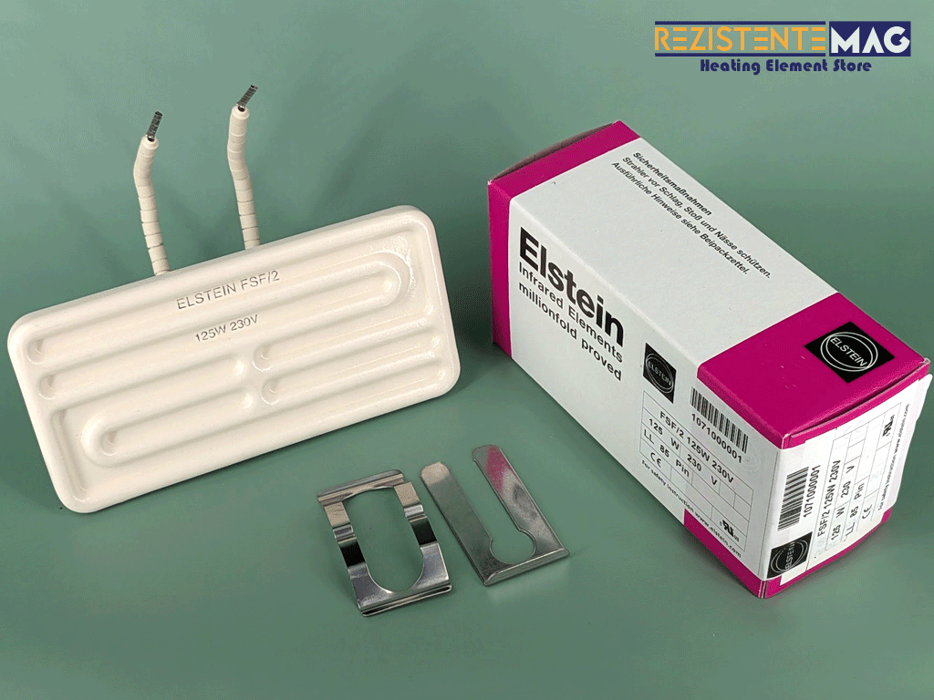 Rezistente ceramice cu infrarosu - Elstein FSF/2 400W rezistenta ceramica infrared 230V Germania