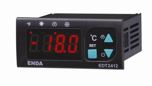 Temperature controllers - ENDA EDT2412A-230-08 230V NTC Digital Defrost Controller Dual 8A Relay
