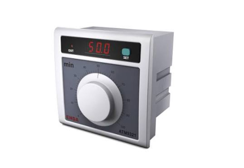 Timers, Potentiometers and Tachometers - ENDA ATM9321-230 230V Analog Timer Relay with Digital Display 96x96 mm