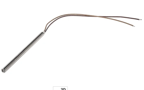 Rezistente electrice - Rezistenta cartus Ø10×80 mm 230V 400W cu cablu 30cm – Caldor