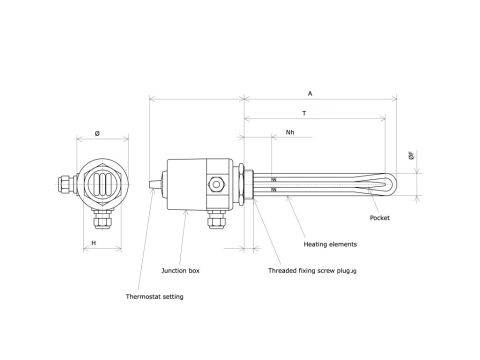 Custom electric buffer tank heating element for thermal storage [4]