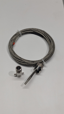 Termocuplu tip J, Ø4 mm, execuție specială, cablu 3 m [1]