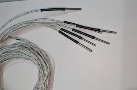 Termocupluri - Termocuplu tip K, 3.5 × 30 mm, cablu 1 m – Producție Italia