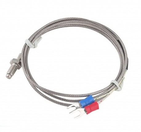 Senzori & măsurare & Termocupla - Termocuplu tip K, M6, cablu 4 m – Fabricat în România