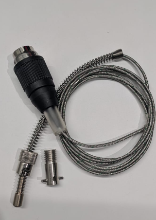 Termocuplu tip K, Ø8 mm, baionetă M12, cablu 2 m, mufă 3 pini – Fabricat în România [2]