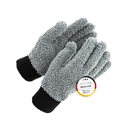 Lavete si Prosoape - Allrounder Microfiber Mitt, manușă microfibră curățare, gri, pachet 2 buc