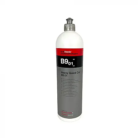 Paste Polish - B9.01 - Heavy Quick Cut, polish abraziv rapid, fără silicon și uleiuri, 1 ltr