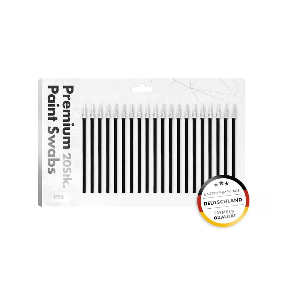 Detailing - Betisoare retuș Premium Paint Swabs, 20buc