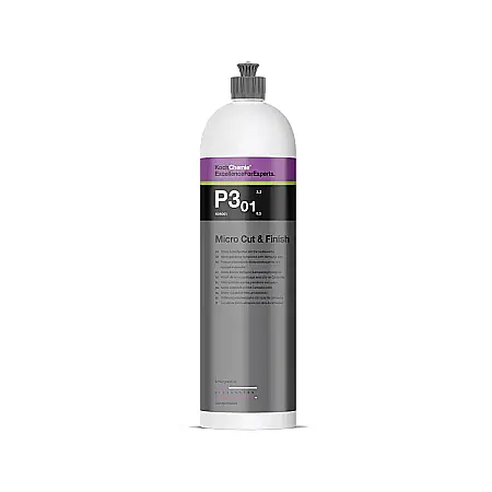 Paste Polish - P3.01 - Micro Cut and Finish, polish finish cu protectie carnauba, 1 ltr