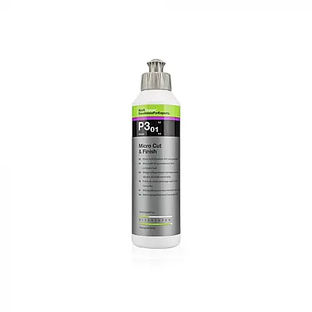 Paste Polish - P3.01 - Micro Cut and Finish, polish finish cu protecție carnauba, 250 ml