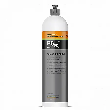 Paste Polish - P6.02 - One Cut & Finish, polish one step cu ceară Carnauba, 1 ltr