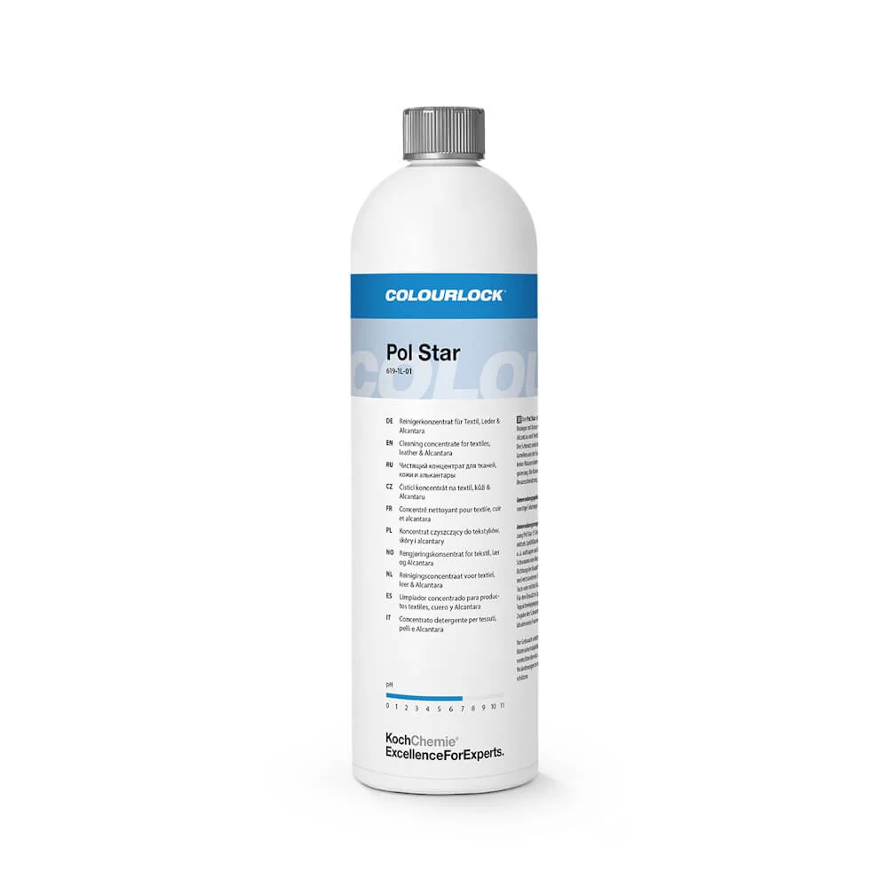Interior - Po - Pol Star, soluție curățare textile, piele și alcantara, 1 ltr