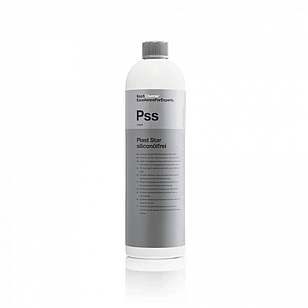 Cauciucuri si bandouri - Pss - Plast Star Silicone and Oil Free, dressing plastic și cauciuc exterior, semi mat, fără silicon, 1 ltr