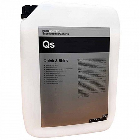 Interior - Qs - Quick and Shine, soluție detailing rapid universală cu efect hidrofob, 10 ltr