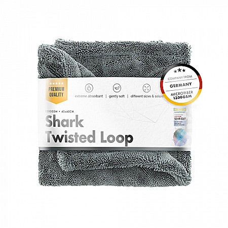 Lavete si Prosoape - Shark Twisted Loop Towel, prosop uscare ultra absorbant, 1400 GSM