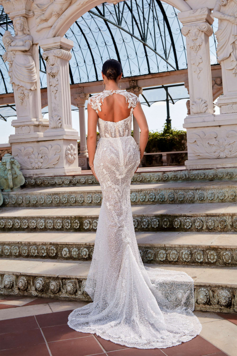 Luxury sparkling mermaid wedding dress [6]