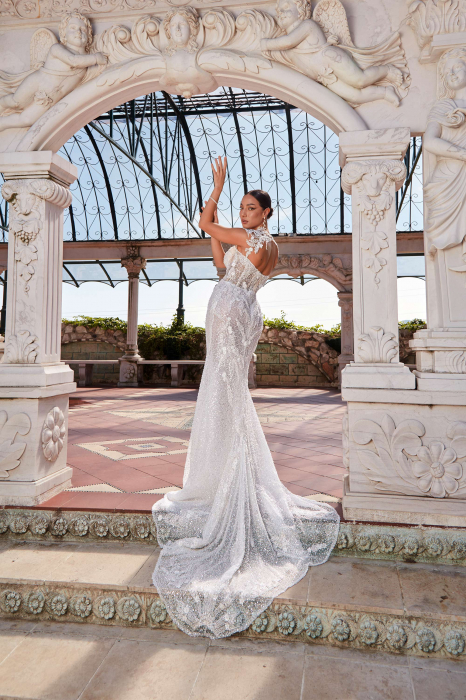 Luxury sparkling mermaid wedding dress [5]