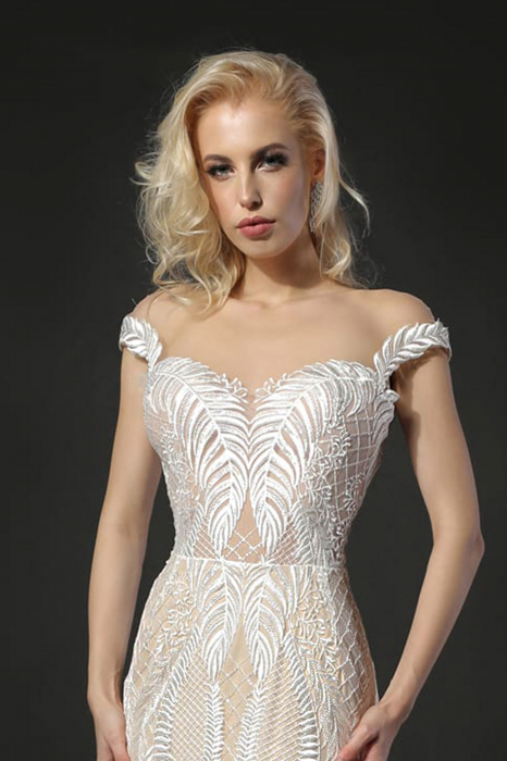 Calista- Mermaid wedding dress with detachable skirt [5]