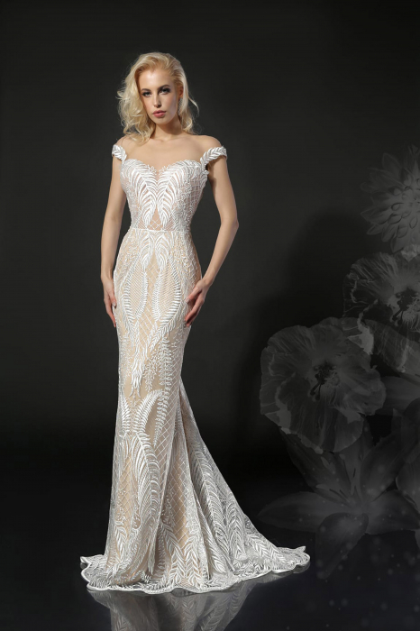 Calista- Mermaid wedding dress with detachable skirt [6]