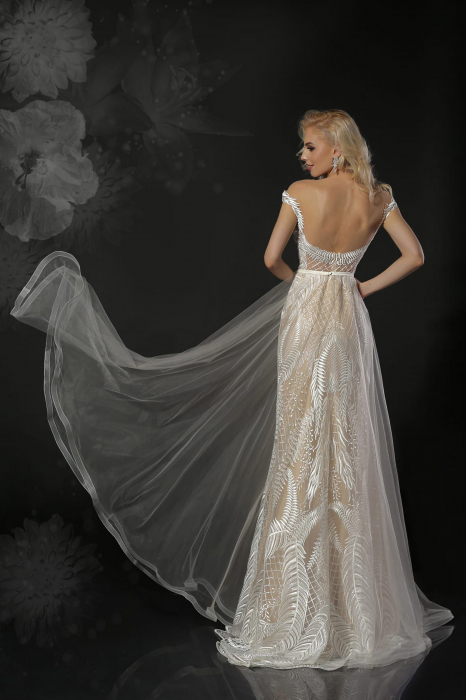 Calista- Mermaid wedding dress with detachable skirt [3]