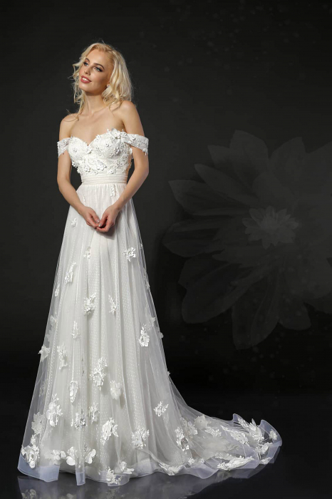 Catalina- Romantic floral wedding dress [1]