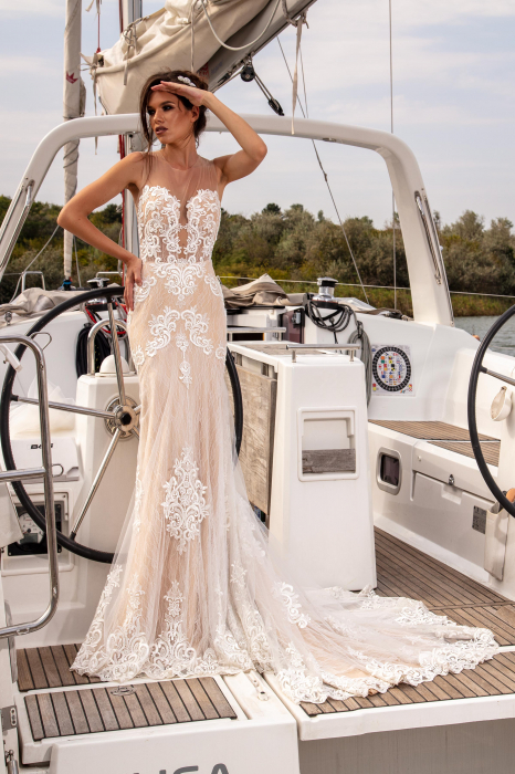 Crista- Lace mermaid wedding dress [5]
