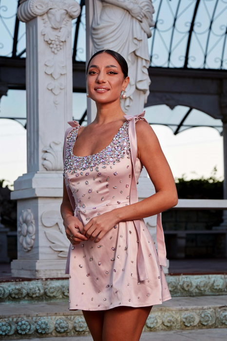 Crystals short dress -2506 [2]