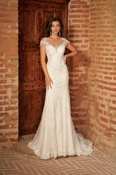 Classic Lace Mermaid Wedding Dress [1]