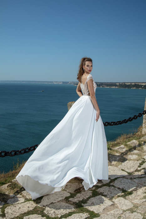 Detachable crepe skirt- Francesca [3]