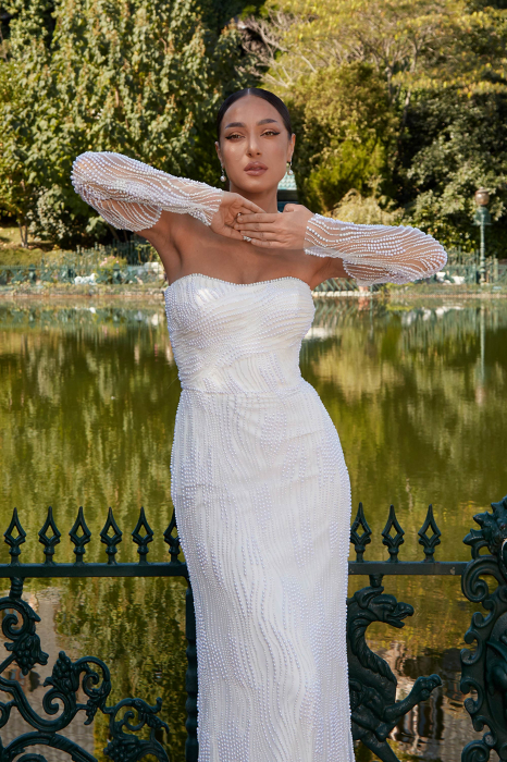 Detachable pearls sleeves [2]