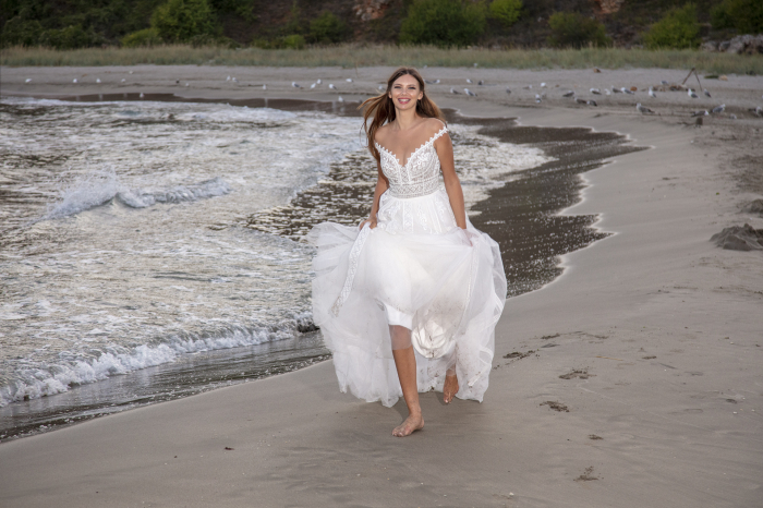 Firenze- Bohemian A-line wedding dress [5]