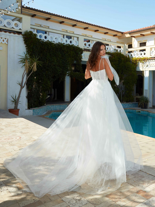 Lace a-line wedding dress [7]