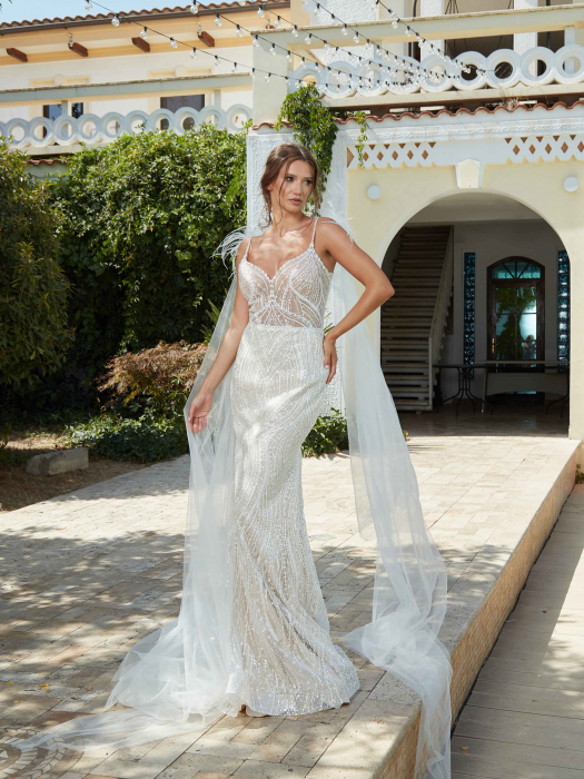 Sparkle lace mermaid wedding dress [3]