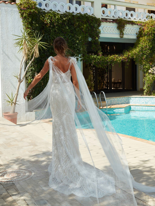 Sparkle lace mermaid wedding dress [8]