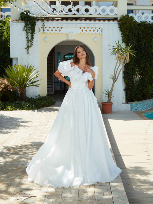 Romantic organza ball gown [3]